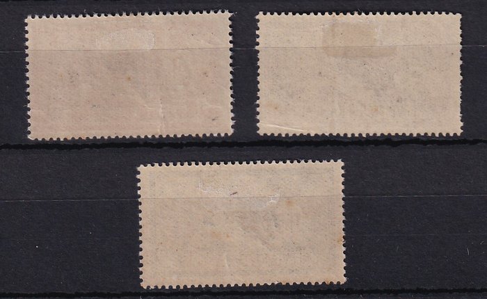 Frankrig 1900 - Merson type - Yvert n°119, 120 et 123