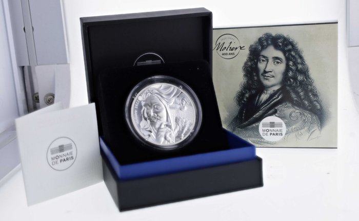 Frankrig. 20 Euro 2022 "400 ans de Molière" Proof