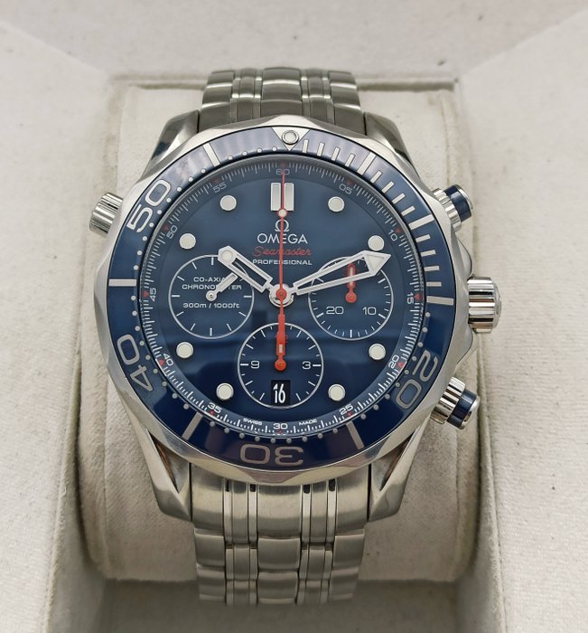 Omega - Seamaster Diver 300M Co‑Axial Chronometer - Ingen mindstepris - 212.30.44.50.03.001 - Mænd - 2011-nu