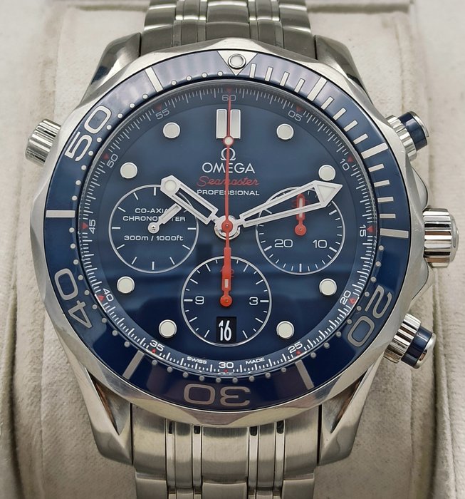 Omega - Seamaster Diver 300M Co‑Axial Chronometer - Ingen mindstepris - 212.30.44.50.03.001 - Mænd - 2011-nu