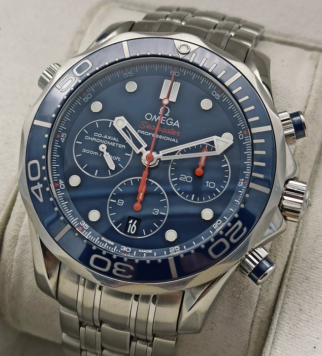 Omega - Seamaster Diver 300M Co‑Axial Chronometer - Ingen mindstepris - 212.30.44.50.03.001 - Mænd - 2011-nu