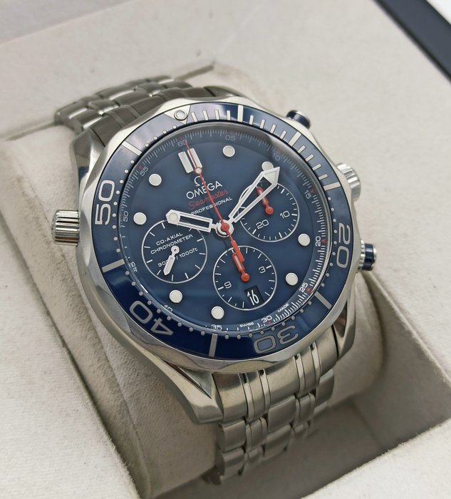 Omega - Seamaster Diver 300M Co‑Axial Chronometer - Ingen mindstepris - 212.30.44.50.03.001 - Mænd - 2011-nu