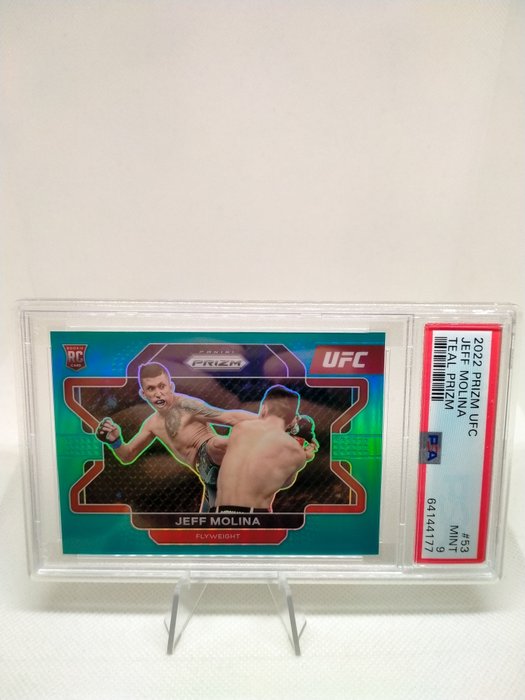 2023 Panini Prizm UFC Alex Caceres Jeff Molina Rookie Alexander Volkov PSA 9 - 3 Graded card