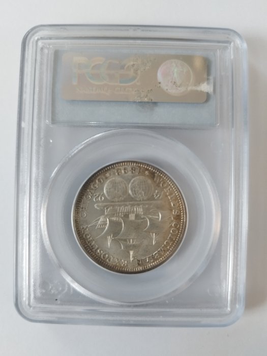 Förenta staterna. 1892 Columbian Exposition Commemorative Silver Half Dollar PCGS Graded MS65  (Ingen mindstepris)