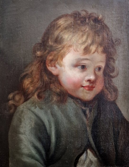 Jean-Baptiste Greuze (1725-1805), After - Ritratto di giovane ragazzo