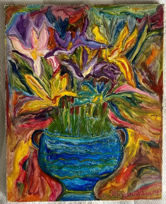 Chana Morgenzstern (Zylberman) (1913-1991) - Bloemen