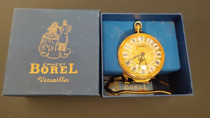 Ernest Borel - Orologio da Taschino - Goliath XXL 221 grammi Svegliarino NUOVO NOS in Scatola Originale con - Lommeur - 1960-1969