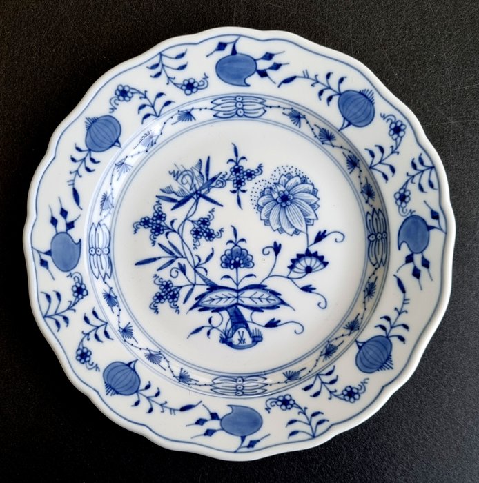 Meissen - Bordservice - Løgmønster 6 x startplader ca 20 cm. - Porcelæn