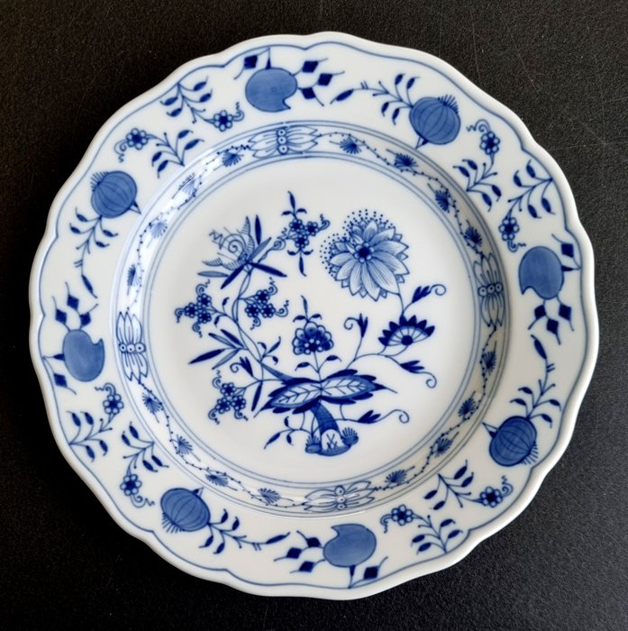 Meissen - Bordservice - Løgmønster 6 x startplader ca 20 cm. - Porcelæn