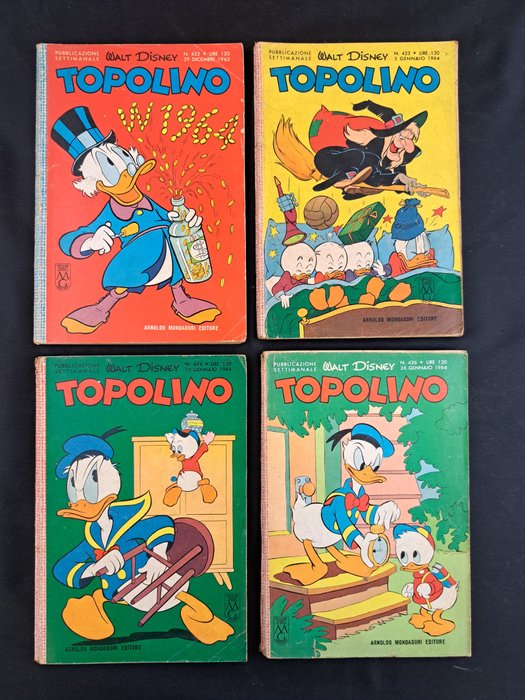 Topolino Libretto - 1963-1964 - 11 Comic - Første udgave