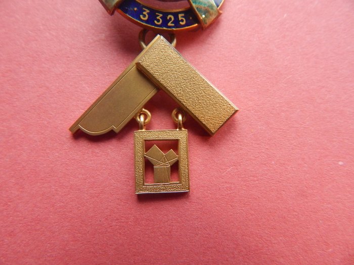 Storbritannien - Badge - masonic past master jewel Norhern Nigeria Lodge - 20. - først i (2. verdenskrig)