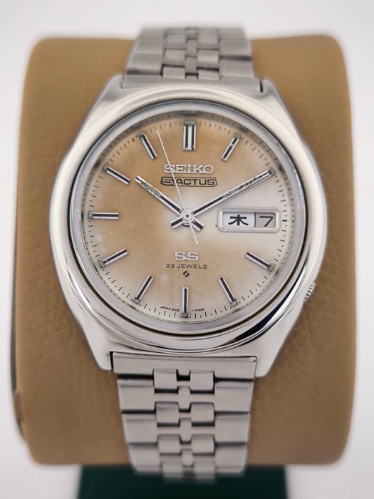 Seiko - 5 Actus SS 'Patterned Dial' - Ingen mindstepris - 6106-7520 - Mænd - 1970-1979