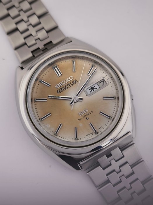 Seiko - 5 Actus SS 'Patterned Dial' - Ingen mindstepris - 6106-7520 - Mænd - 1970-1979