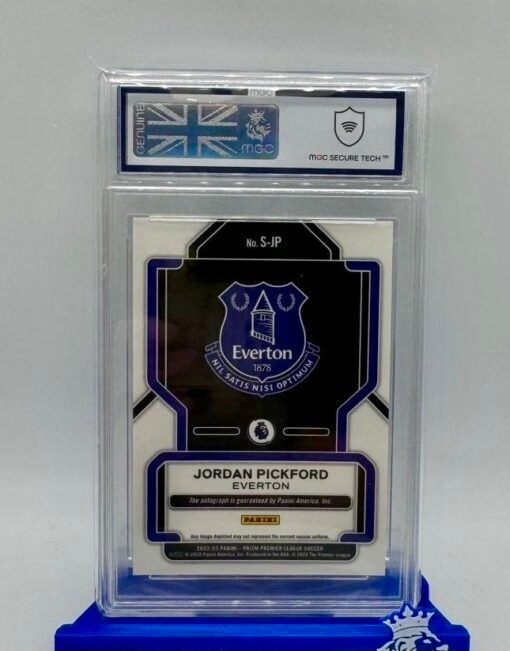 2022 Panini Prizm P/L Jordan Pickford Autograph MGC 9 - 1 Graded card