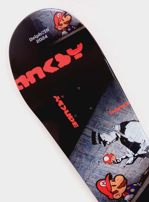 Delph@IN (XXI) - Skateboard ¬ BANKSY "RESPECT"