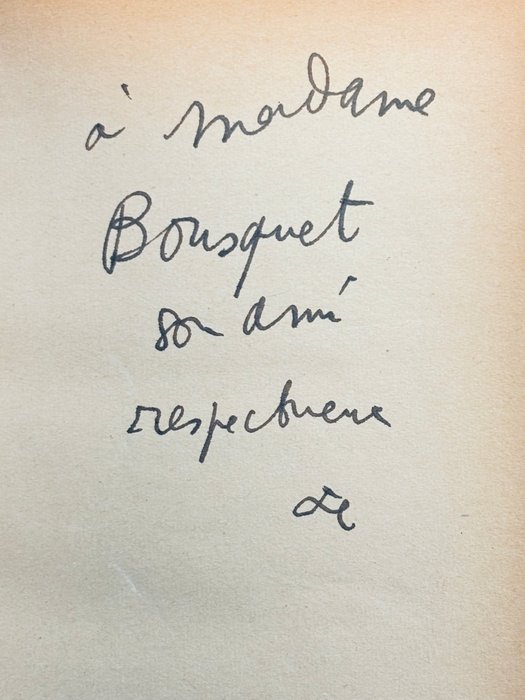 Signé; Jean Cocteau - Poésie 1916-1923 [Envoi autographe à Madame Bousquet] - 1925