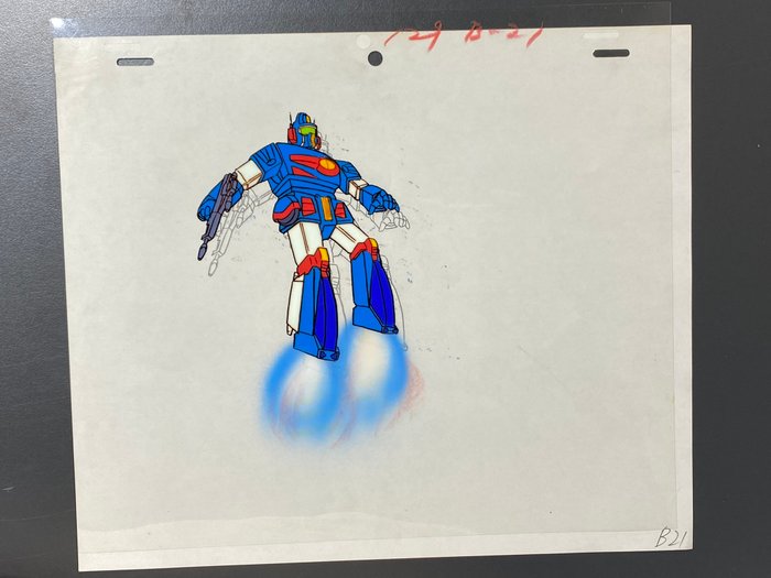 Combat Mecha Xabungle (Nippon Sunrise, 1982/83) - 1 Original animationscelle, top!