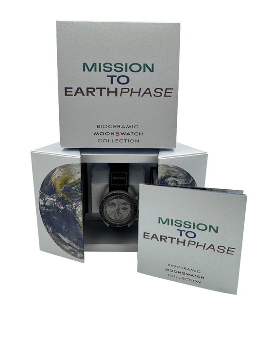 Swatch - Omega x Swatch - Mission to Earthphase - Ingen mindstepris - SO33M700 - Unisex - 2011-nu