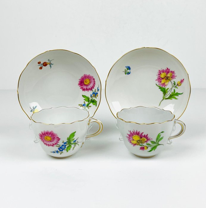 Meissen - Tekop (4) - (NO RESERVE) - Porcelæn - Tête-à-Tête