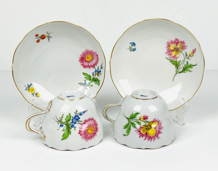 Meissen - Tekop (4) - (NO RESERVE) - Porcelæn - Tête-à-Tête