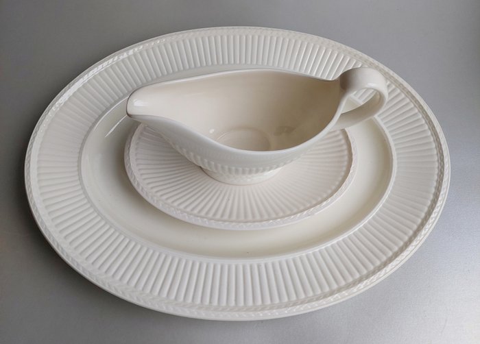 Wedgwood - John Goodwin - Bordservice (3) - Edmé - Porcelæn - Serveringsskål og saucebåd