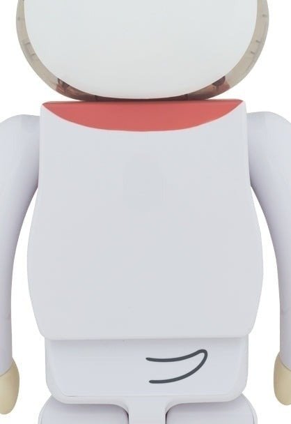 Medicom Toy Be@rbrick - 400% Bearbrick Set- Astronaut Snoopy (BWWT 3)