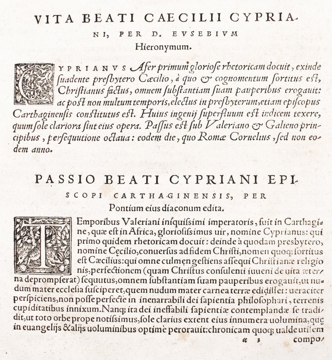 Cipriano Tascio - Cypriani Opera - 1558