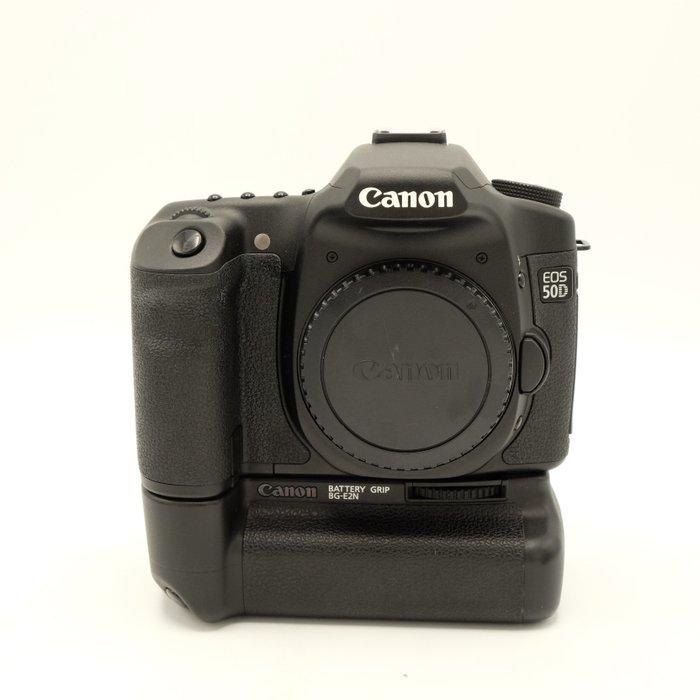 Canon EOS 50D Body + BG-E2N Grip + 2 Canon BP-511A Accu's (7947) Digitalt refleks kamera (DSLR)