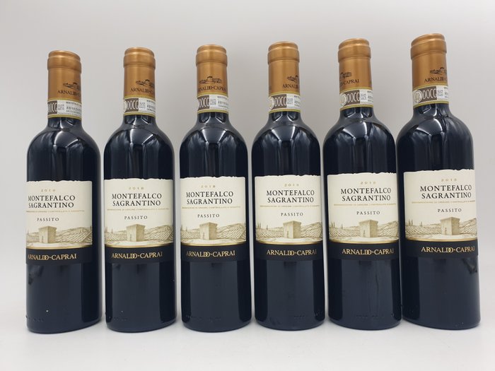 2018 Arnaldo Caprai, Sagrantino Passito - Umbrien - 6 Halve flasker (0,375 L)