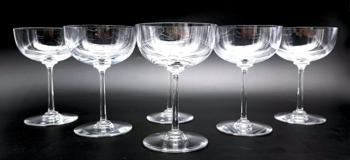 St. Louis - Champagneglas (6) - Daphne - Krystal - champagneglas