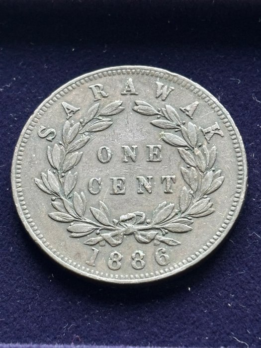 Sarawak Charles Brooke Cent 1886  (Ingen mindstepris)