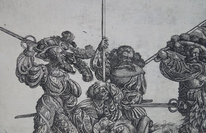 Daniel Hopfer (1470-1536),  David Funck (1642-1709) editor - German Soldiers Fighting