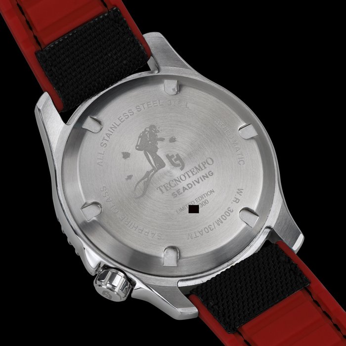 Tecnotempo - "Seadiving" 300M  - Limited Edition - - Ingen mindstepris - TT300SDNBR (fabric rubber/strap) - Mænd - 2011-nu