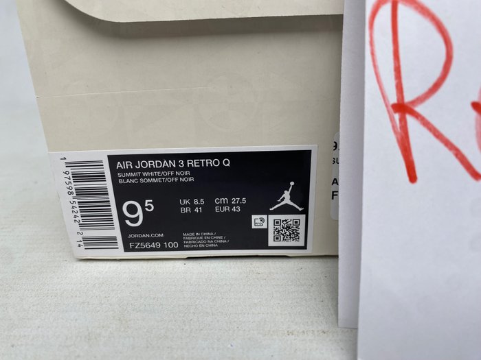 Air Jordan - Air Jordan 3 - Sneakers - Nyt med labels