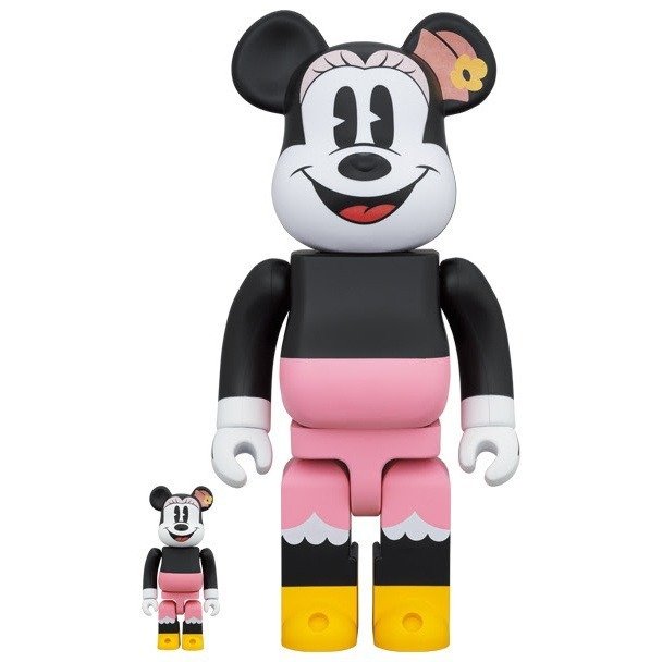 Medicom Toy Be@rbrick - 400%  100% Bearbrick Set - Minnie Mouse (Lunch Box)