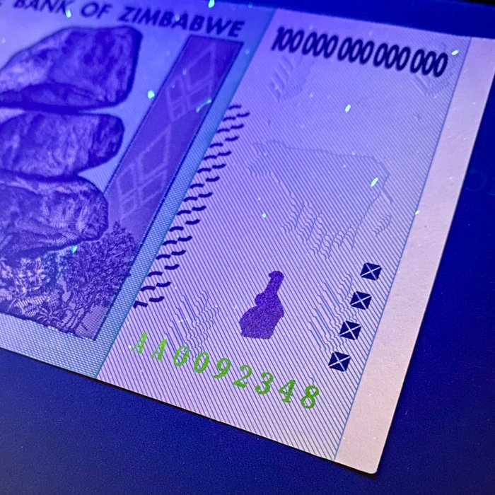 Zimbabwe. - 100 Trillion Dollars 2008 - Pick 91  (Ingen mindstepris)