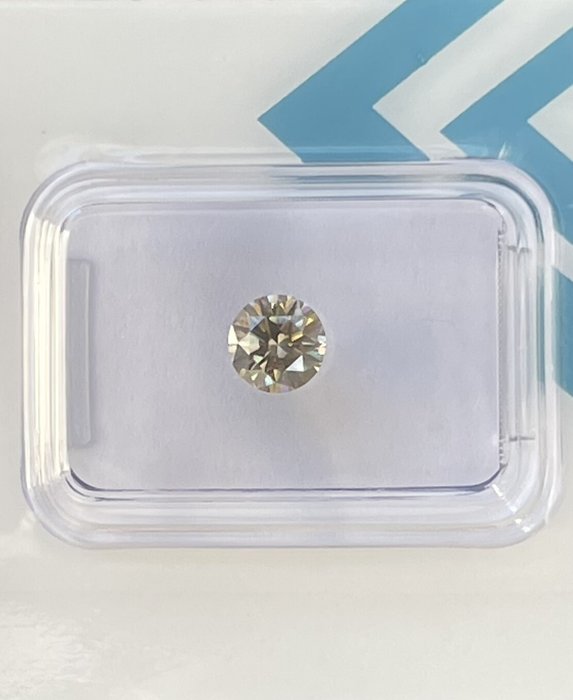 Ingen mindstepris - 1 pcs Diamant  (Natur)  - 0.61 ct - Rund - VS2 - International Gemological Institute (IGI) - F.G.B.Y