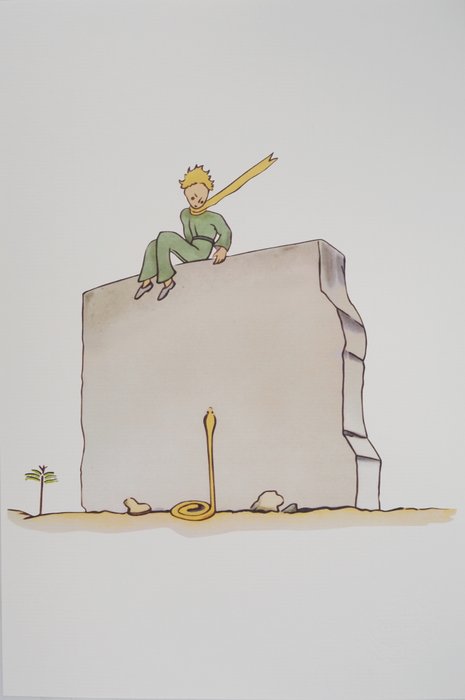 Antoine de Saint-Exupéry (1900-1944) - Le petit prince et le serpent