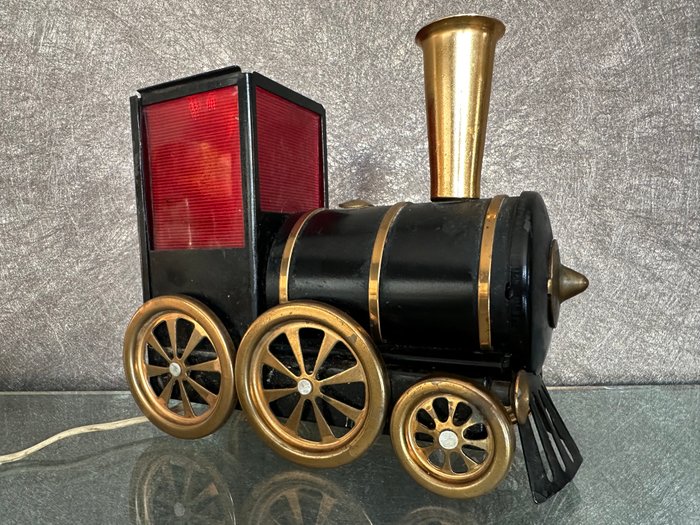 Train Lamp - Vintage Soviet Era - Bordlampe - Metal Plast