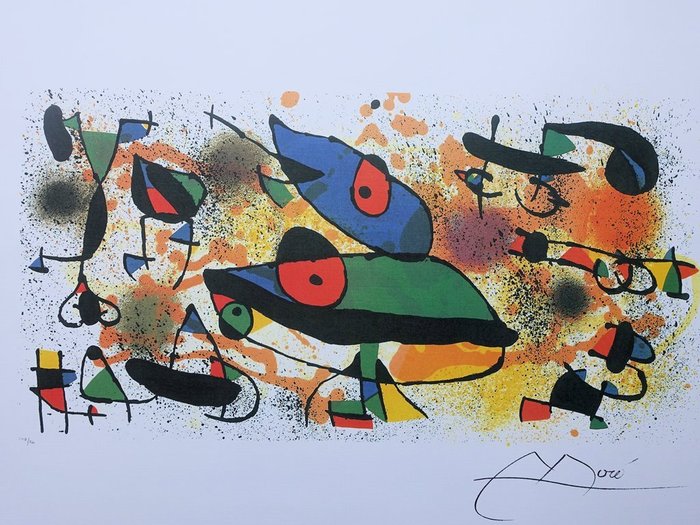 Joan Miro (1893-1983) - Grenouilles surréalistes