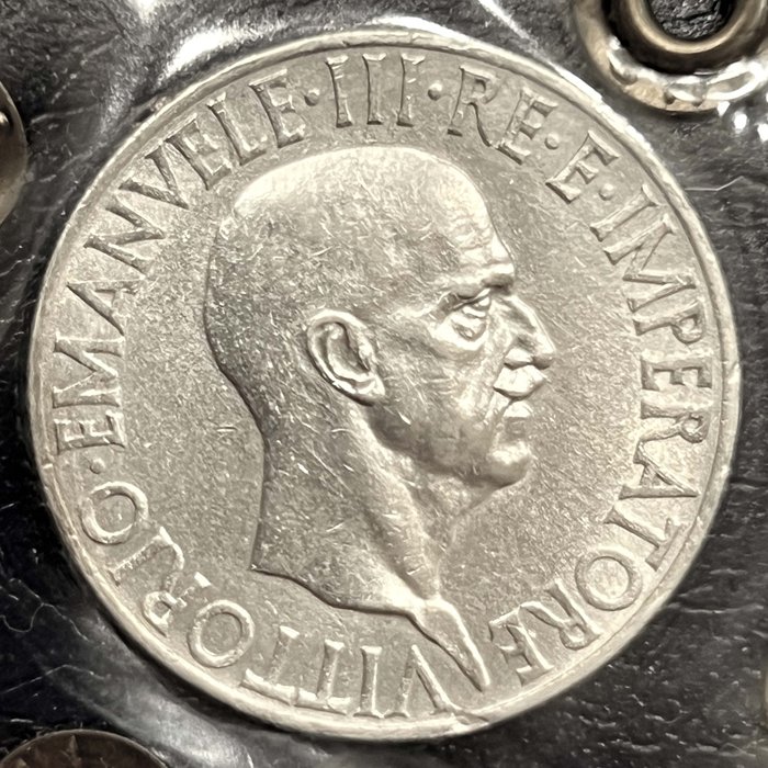 Italien, Kongerig Vittorio Emanuele III. 10 Lire 1936 "Impero"  (Ingen mindstepris)