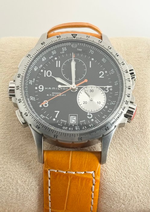 Hamilton - Khaki Aviation ETO Chronograph - Ingen mindstepris - H776121 - Mænd - 2011-nu