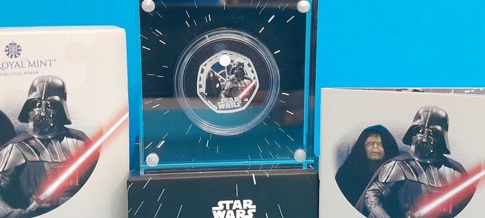 Storbritannien. 50 Pence 2023 Star Wars - Darth Vader and Emperor Palpatine, Proof  (Ingen mindstepris)