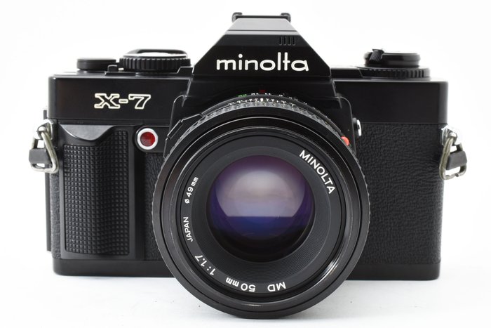 Minolta X-7 + New MD 1,7/50mm ※READ※ | Reflekskamera med enkelt linse (SLR)