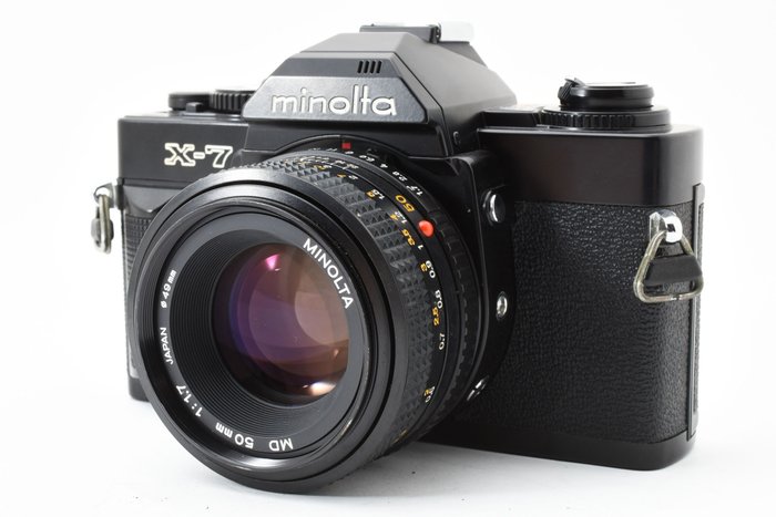 Minolta X-7 + New MD 1,7/50mm ※READ※ | Reflekskamera med enkelt linse (SLR)