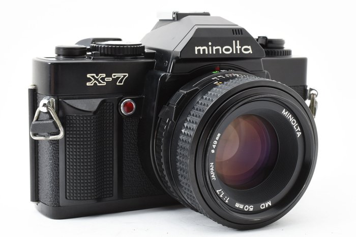 Minolta X-7 + New MD 1,7/50mm ※READ※ | Reflekskamera med enkelt linse (SLR)