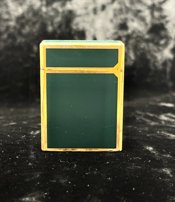 S.T. Dupont - Rare Vintage Green Ligne 1 - Lighter - Forgyldt, Laque De Chine