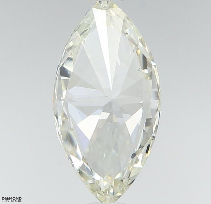 Ingen mindstepris - 1 pcs Diamant  (Natur)  - 0.70 ct - Marquise - K - VS2 - Gem Report Antwerp (GRA)