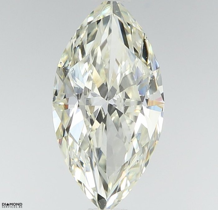 Ingen mindstepris - 1 pcs Diamant  (Natur)  - 0.70 ct - Marquise - K - VS2 - Gem Report Antwerp (GRA)