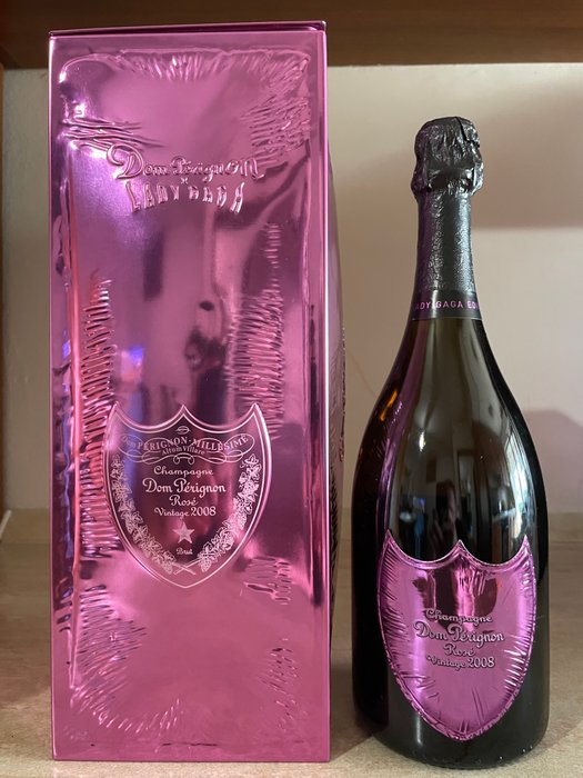 2008 Dom Pérignon, Lady Gaga Rosé Edition (2023 release) - Champagne Rosé - 1 Flaske (0,75L)